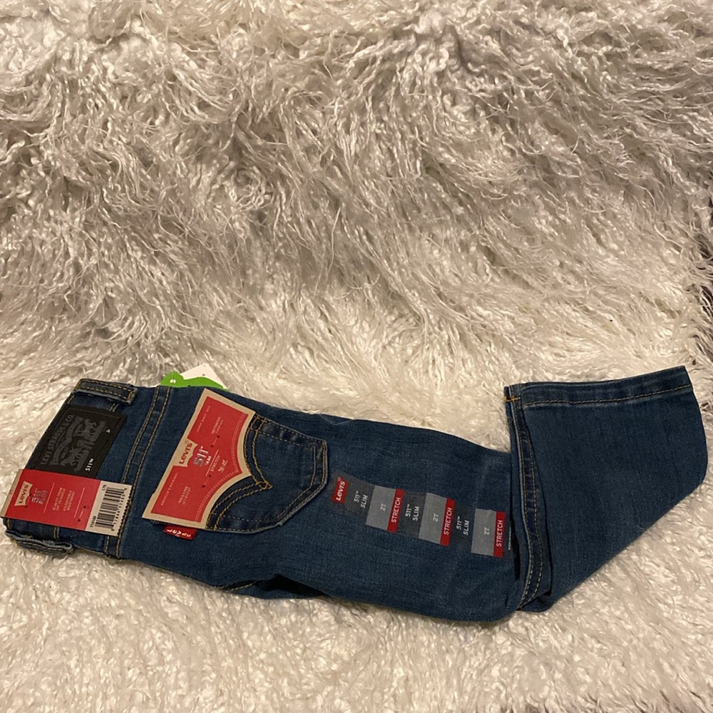Levi’s 511™ -NEW- SLIM STRETCH JEANS TODDLER BOYS 2T - Picture 2 of 4